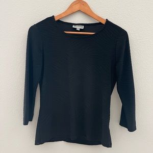 JM Collection Black Shirt